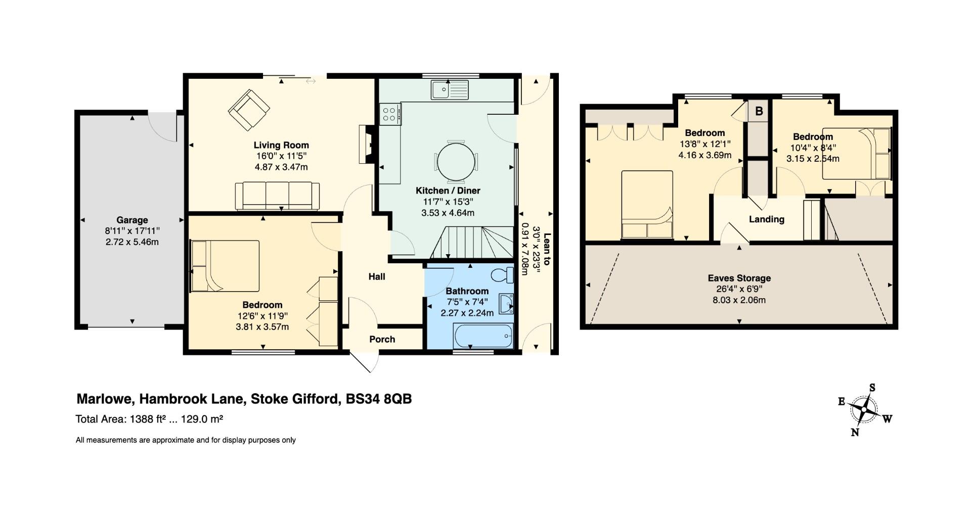 Floorplan for Hambrook Lane, Stoke Gifford, Bristol